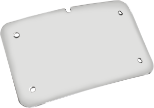3 Hole License Plate Mount Chrome, 2, nordicamoto.ro
