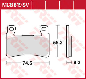 Sv Series Sindered Brake Pads