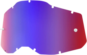 Lentila ochelari 100% Accuri 2/Racecraft 2/Strata 2 Mirror Red/Blue