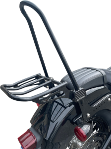 Luggage Rack For Tall One-piece Sissy Bar Black, 3, nordicamoto.ro