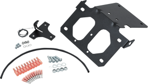 License Plate And Turn Signal Mount Black