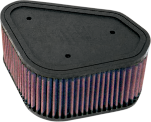 High Flow Air Filter Black, Red
