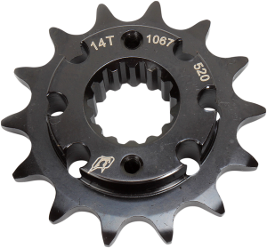 Lightweight Steel Sprocket Black, Zinc