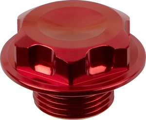 MOOSE RACING Steering Stem Nut Red 