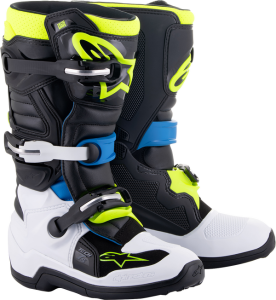 Cizme Copii Alpinestars Tech 7S Yellow/White/Blue/Black