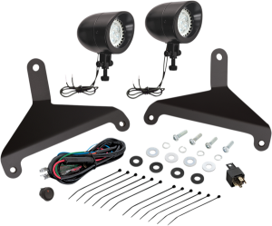 Led Mini Driving Light Kit Black