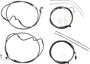 1-1/4(r) Viking Handlebar Installation Kit Black