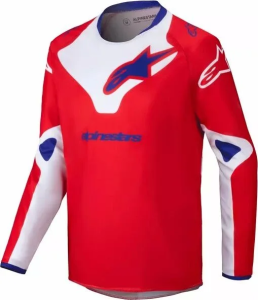 Tricou Copii Alpinestars Racer Veil Red/White