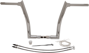 1-1/2(r) Ez Install Pointed Top Handlebar Kit Silver