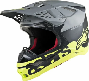 Helmet Sm8 Rdm Wt-bk-g Xs Black, Gloss, Gray, White  XS, 1, nordicamoto.ro