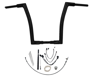 1-1/2(r) Ez Install Flat Top Handlebar Kit Black, 2, nordicamoto.ro
