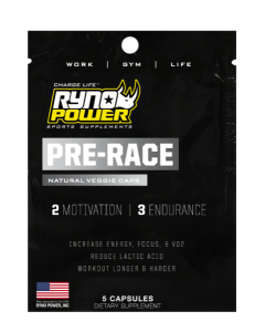 Pachet suplimente alimentare Ryno Power PRE-RACE MOTIVATION și ENDURANCE, 5 capsule, o porție