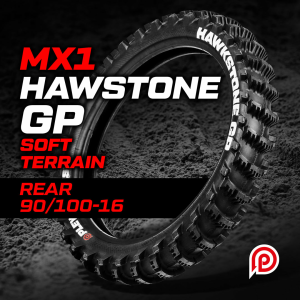 Cauciuc de nisip motocross 90/100-16 Plews MX 1 Hawkstone GP Sand Paddle Rear