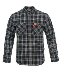 CĂMAȘĂ CASUAL ÎN CAROURI CFMOTO – NEGRU / ALB, nordicamoto.ro