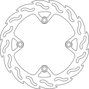 Rotor spate din seria Flame, argintiu, 2, nordicamoto.ro