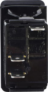 Rocker Switch Black, Blue, 2, nordicamoto.ro