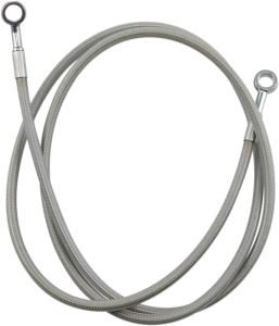 Extended Length Brake Line Silver
