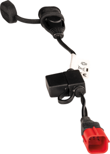 Charge Cord Adapter Black, 1, nordicamoto.ro