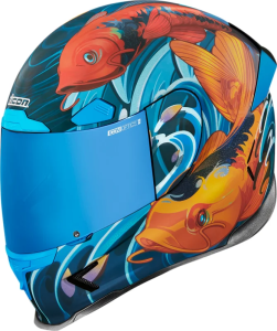 Airframe Pro Helmet - Koi - Blue - 3xl Blue, Multi 3XL, 1, nordicamoto.ro
