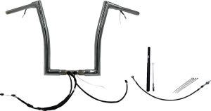 Plug & Play Ez Install 1-1/2(r) Flat Top Handlebar Kit Silver, 2, nordicamoto.ro