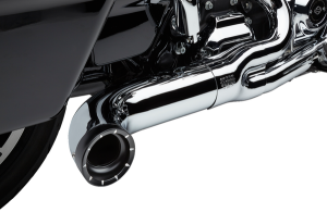 Turn Out 2-into-1 Exhaust System Chrome, 2, nordicamoto.ro