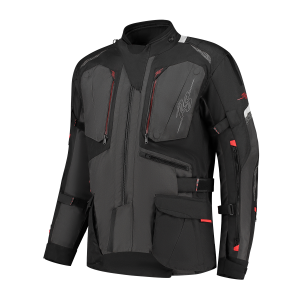 Geaca Rusty Stitches Cliff Black/Grey/Red