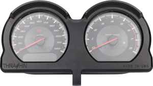 Gauge Relocation Kit Black, Anodized, 5, nordicamoto.ro