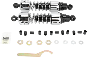 412 Series Cruiser Shocks Black, Chrome