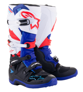 Cizme Alpinestars Tech 7 White/Red/Blue/Black