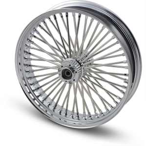Wheel Assemblies Laced 50-spoke Front Chrome Silver