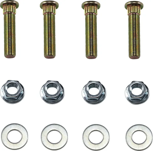 MOOSE RACING Wheel Stud-nut Kit Silver 