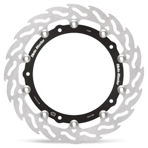 Flame Series Floating Rotor Black, Silver 