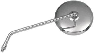 Round Honda Cb Style Universal Mirror Silver