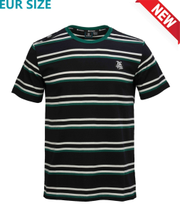 MEN GREEN BLACK XO TSHIRT