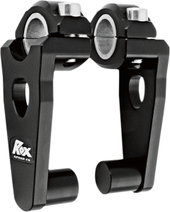 Elite Pivoting Handlebar Risers For 7/8(r) And 1-1/8(r) Handlebars Black 