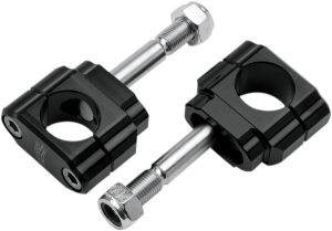 Rubber-mounted Handlebar Clamp Black, 1, nordicamoto.ro
