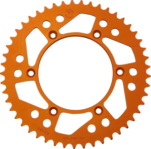 MOOSE RACING Rear Aluminum Sprocket Orange 