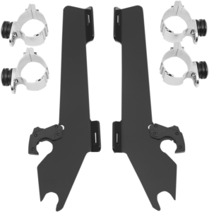 Fats/slim Windshield Trigger-lock Complete Mount Kit Black, 1, nordicamoto.ro