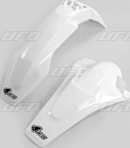 Replacement Plastic Front & Rear Fender Kits For Husqvarna White