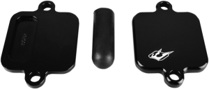 Engine Block Off Plates Black