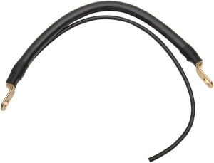 Battery Cable With Auxiliary Wire Black