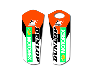 Dream 4 Forkgurd Graphics Black, Green, Orange, White, 1, nordicamoto.ro