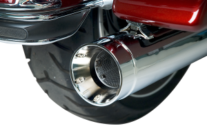 Stout Slip-on Mufflers Chrome