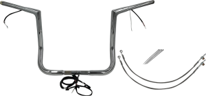 Plug & Play Ez Install 1-1/4(r) Flat Top Handlebar Kit Silver