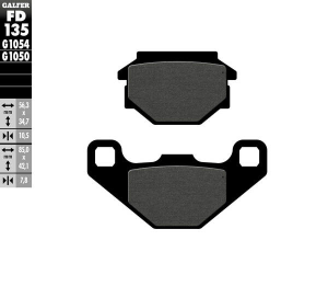 Brake Pad Orcanic, 2, nordicamoto.ro