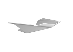 *SPI Skid Plate "Sport Series" Ski-Doo Rev Gen 4 White, 1, nordicamoto.ro