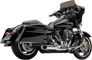 Turn Out 2-into-1 Exhaust System Chrome, 4, nordicamoto.ro