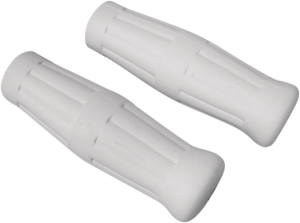 Custom Rubber Radial Grips White
