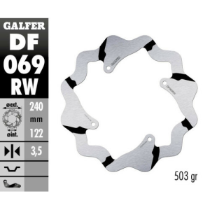 Disc frana spate Honda CR 125/250R Galfer Grooved