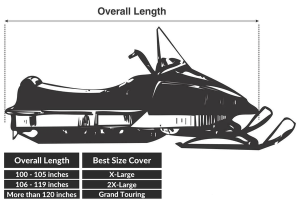 Trailerable Touring Snowmobile Cover Black 2XL, 2, nordicamoto.ro